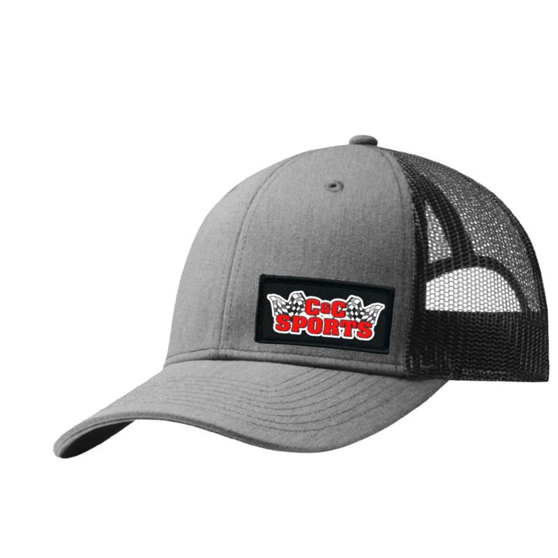 C   Patch Snapback Trucker Hat Heather Gray/Black