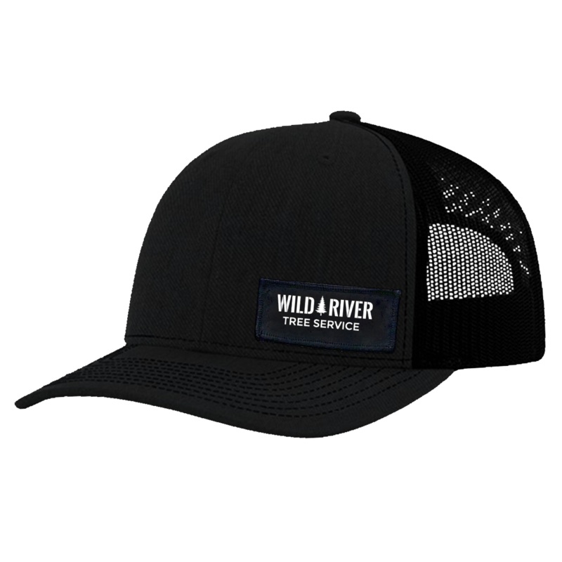 Wild River  Youth Patch Mesh Snapback Hat Black
