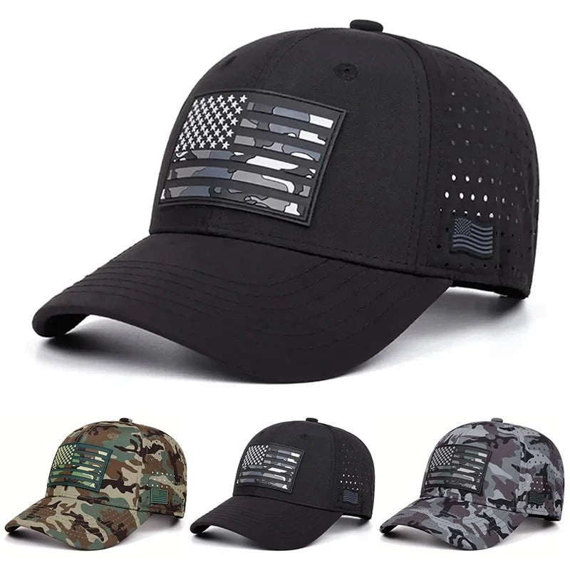 2025 Creative New Baseball Hat American Flag Street Fashion Hip Hop Hat