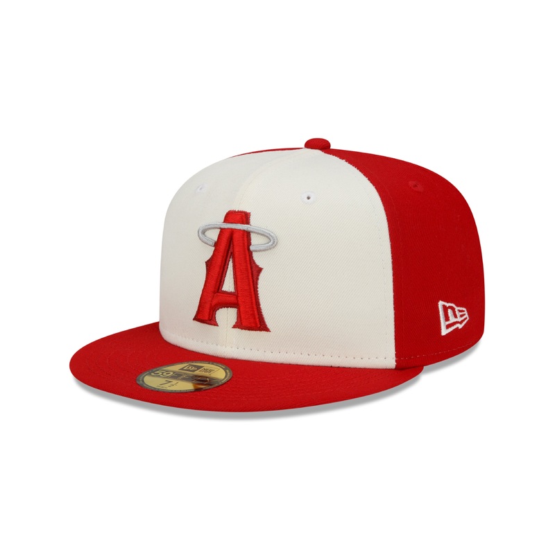 Anaheim Angels 59Fifty Fitted Cap City Connection  – Red/Off White