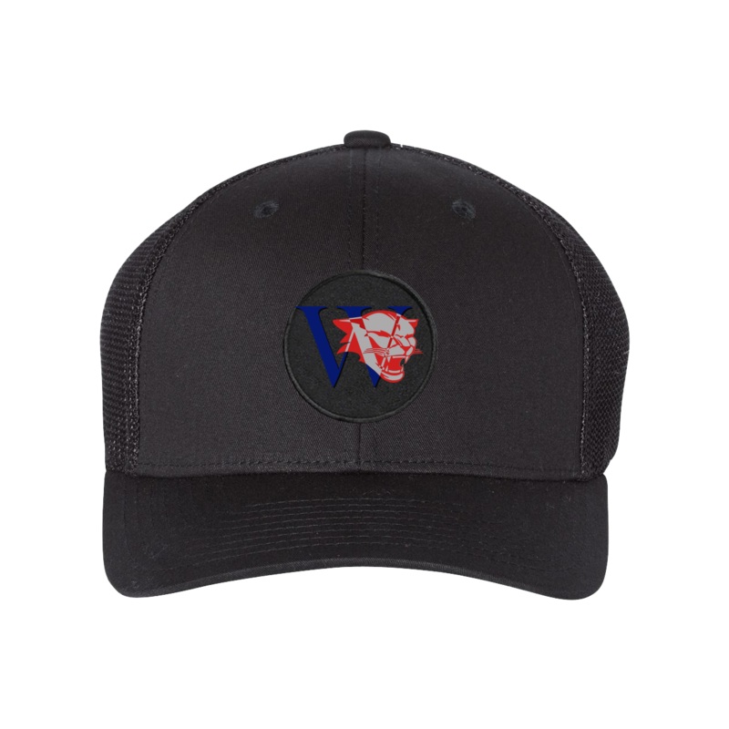 Wellington Cougars    Patch Richardson Snapback Trucker Hat Black
