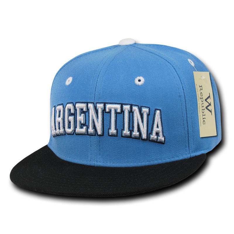 Argentina Hat Snapback Flat Bill Country Cap – WR101