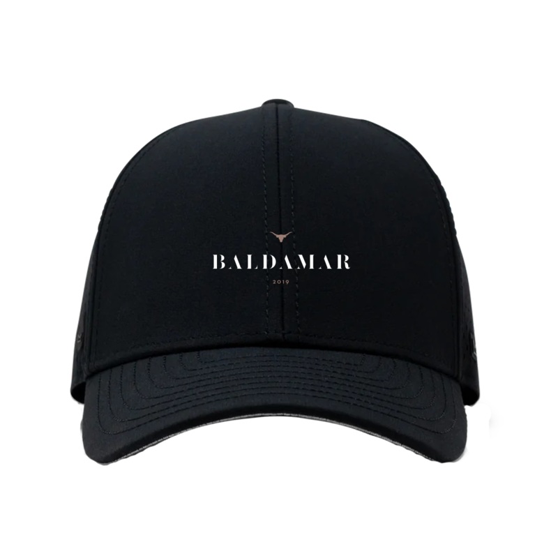 Baldamar  Waterproof Performance HTV Trucker Snapback Hat Black