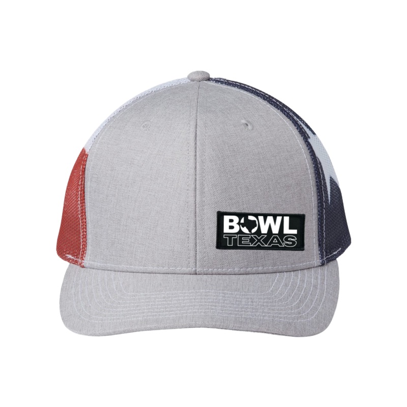 Bowl TX   Patch Kati Snapback Trucker Hat Heather/ Texas Flag