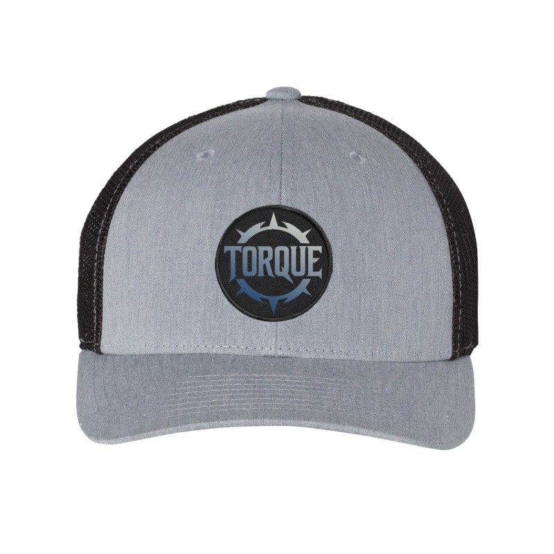 Torque    Patch Snapback Trucker Hat Heather Gray/Black