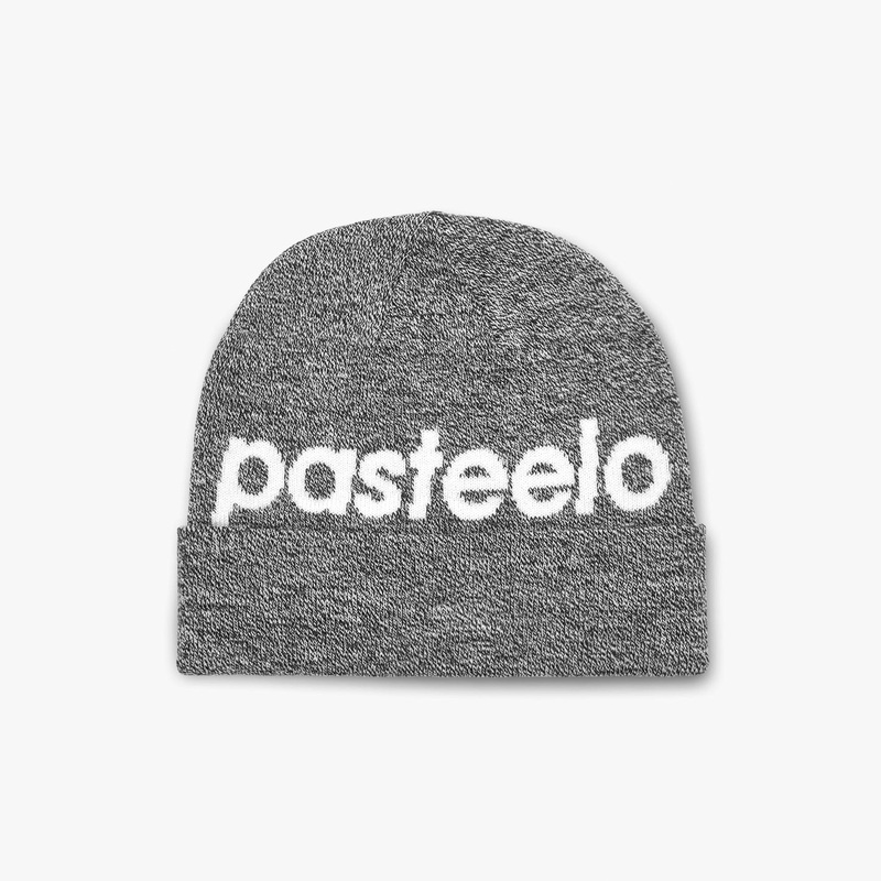 Pasteelo – SCRIPT BEANIE – Heather Grey