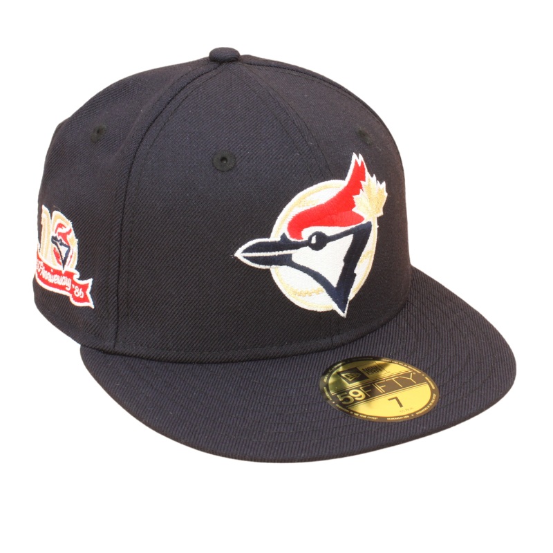 Toronto Blue Jays Cooperstown 59Fifty Fitted World 10th Anniversary 86′ – Navy