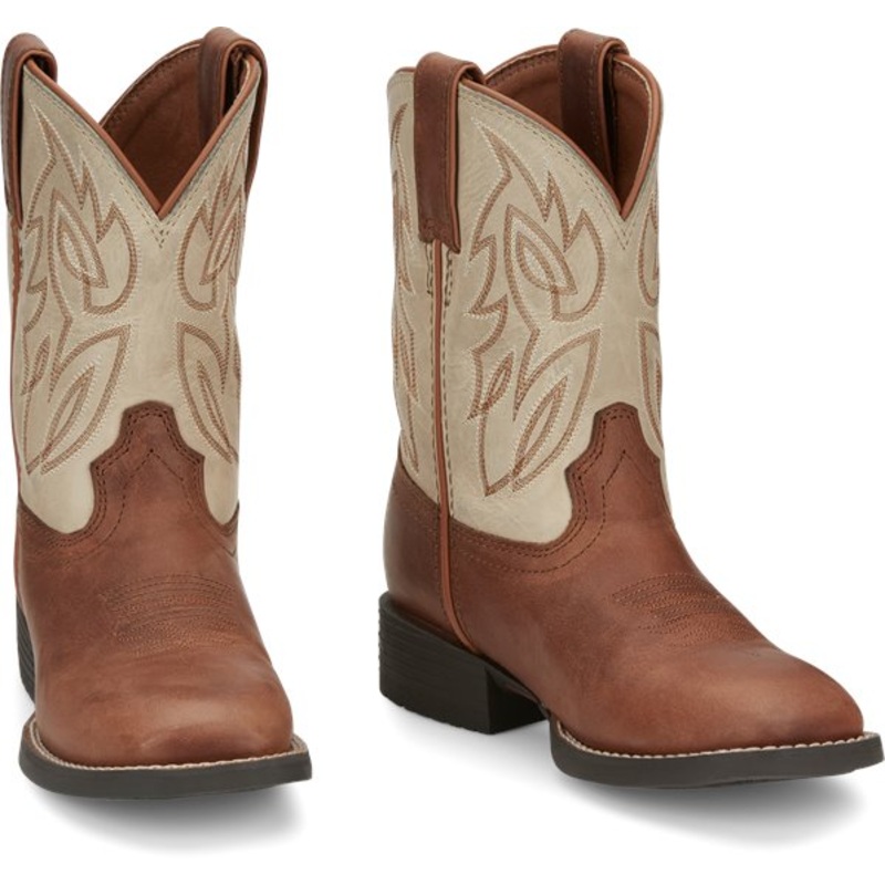 Yth Canter Jr Bone/Cowhide Bt|1|11|12|13|2|3.5|3|4.5|4|5.5|5|6|D
