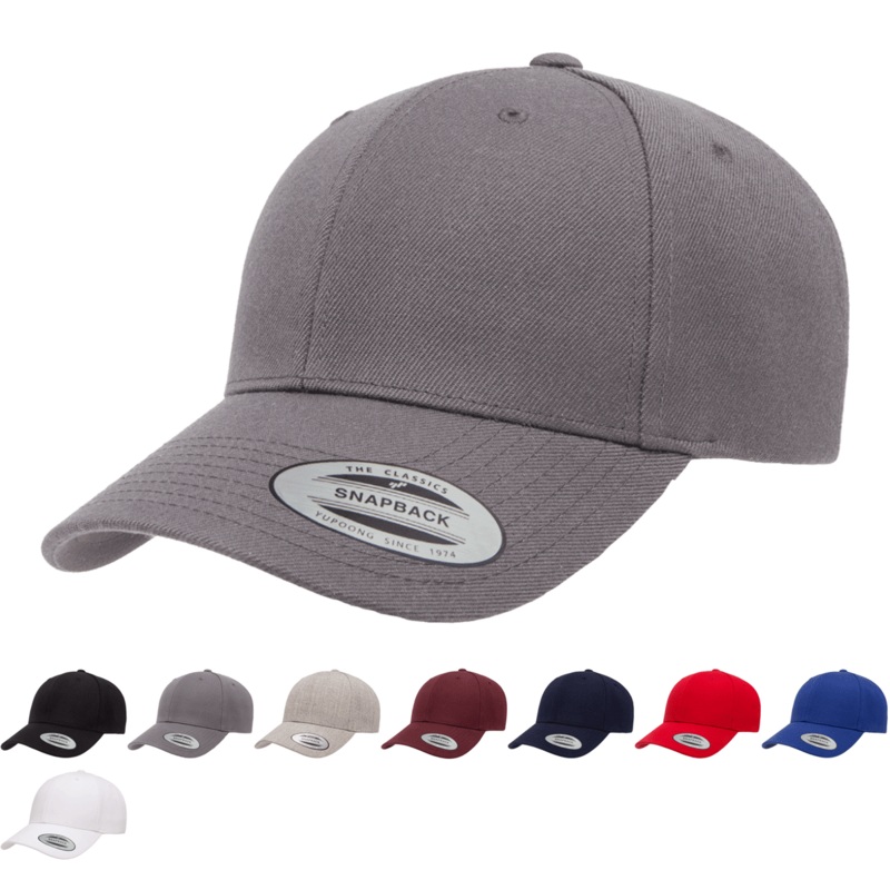 Yupoong 6789M Premium Curved Baseball Hat, Snapback Cap – YP Classics