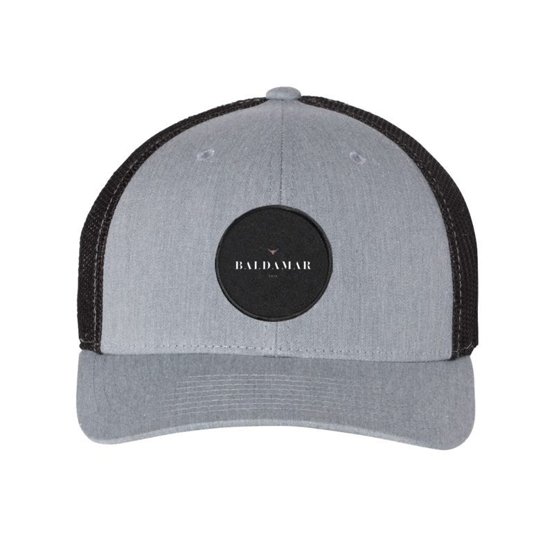 Baldamar    Patch Snapback Trucker Hat Heather Gray/Black