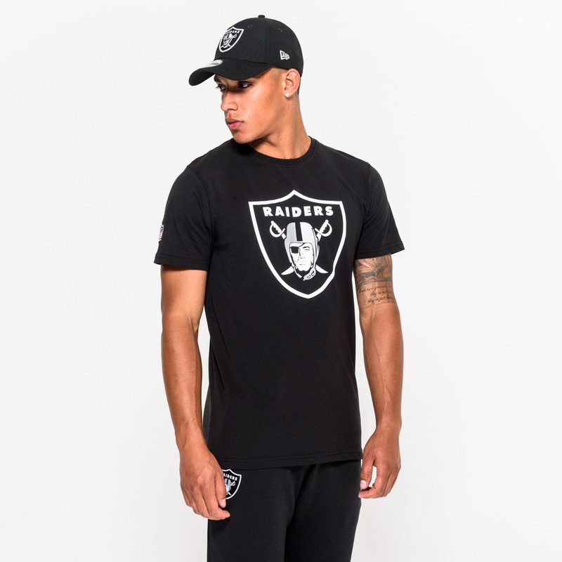 Team Logo Tee – Las Vegas Raiders – Sort