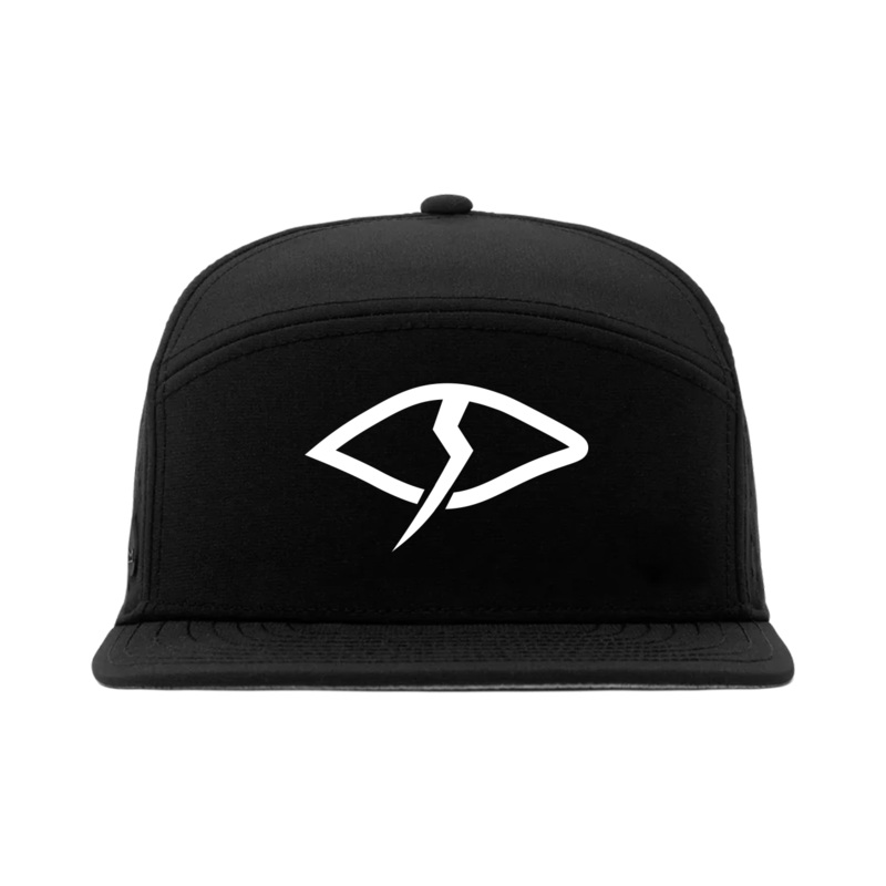 Team Cypher  Waterproof Performance HTV Flat Brim Snapback Hat Black