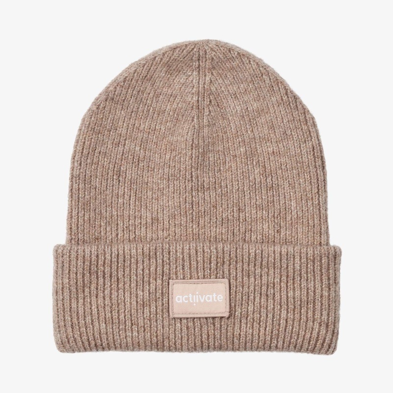 Actiivate – BROOKE Fold Beanie – Cornstalk