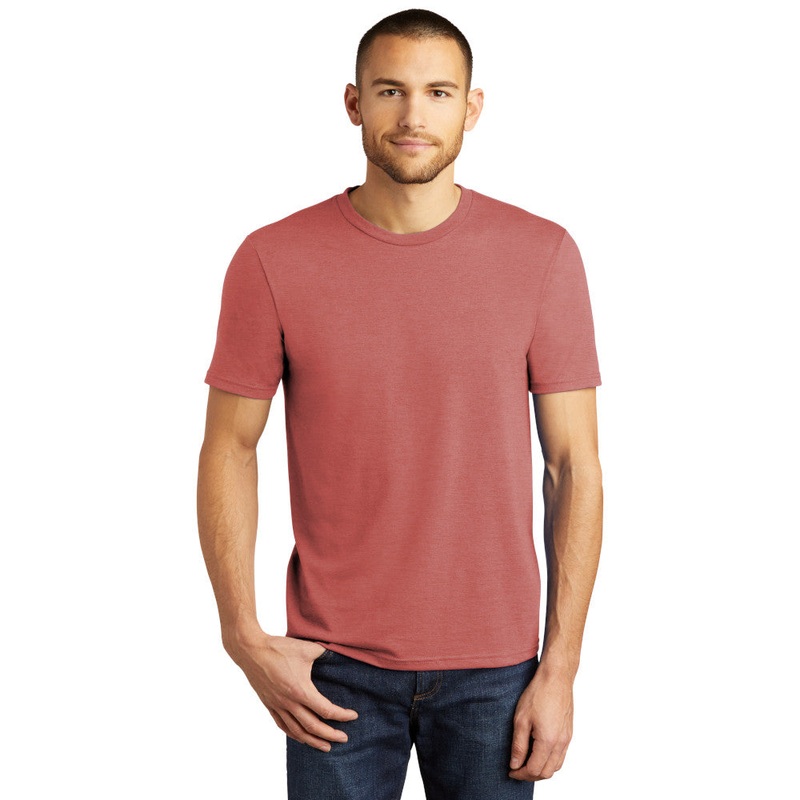 District DM130 Perfect Tri Tee – Blush Frost