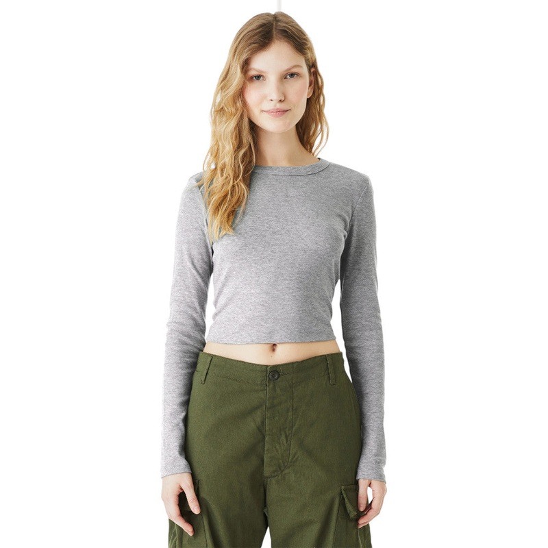 BELLA+CANVAS 1501 Women’s Micro Rib Long Sleeve Baby