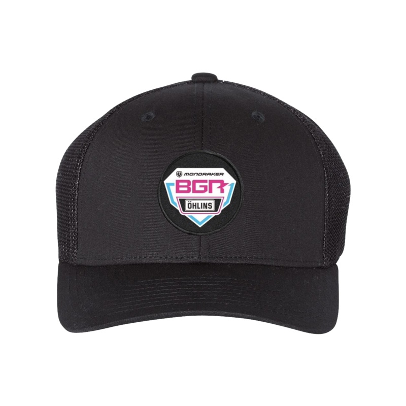 BGR MTB Race Team    Patch Richardson Snapback Trucker Hat Black