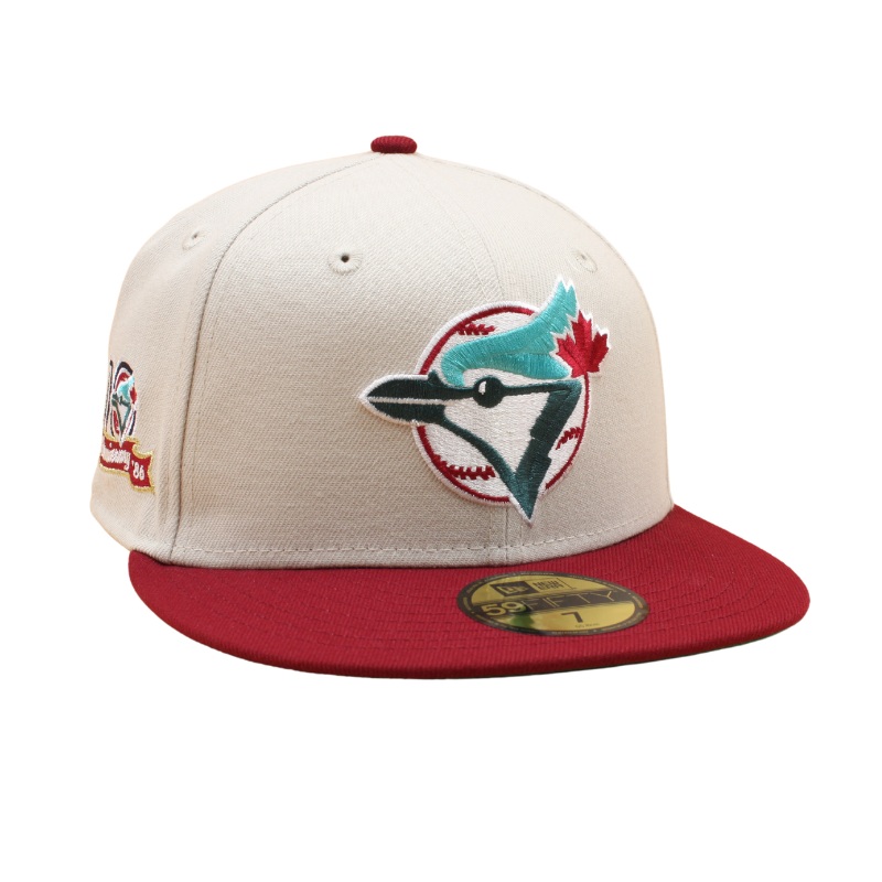 Toronto Blue Jays Cooperstown 59Fifty Fitted 10th Anniversary – Stone/Red