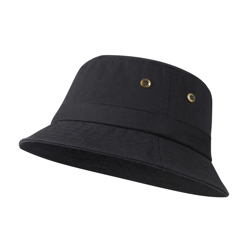 BOTVELA Cotton Twill Bucket Hats Unisex Short Brim Outdoor