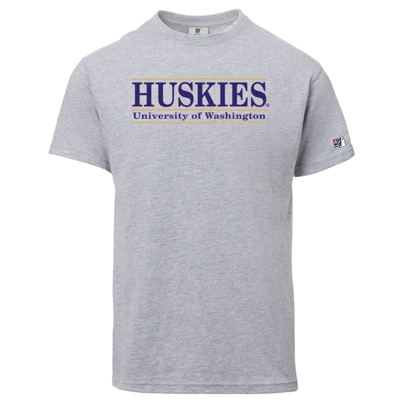 Washington Nickname Bar Tee|Heather Grey|S|M|L|XL|XXL