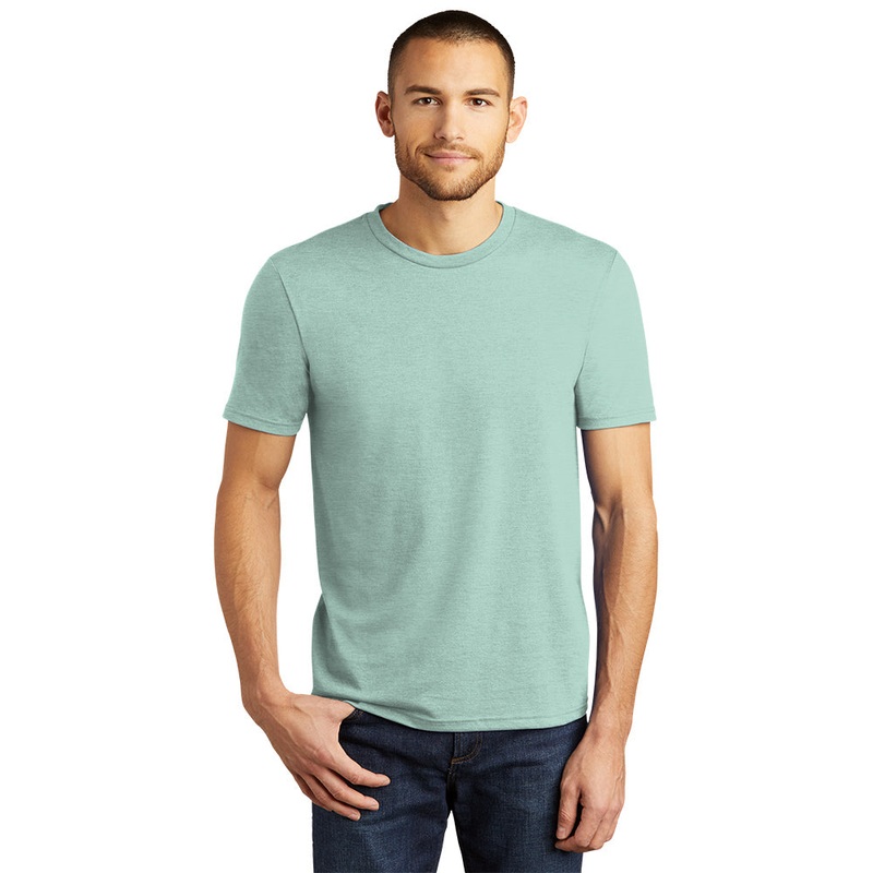 District DM130 Perfect Tri Tee – Heathered Dusty Sage