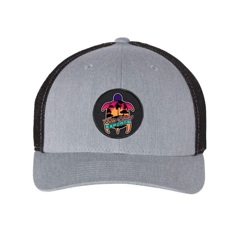 Turtle Island Esports    Patch Snapback Trucker Hat Heather Gray/Black