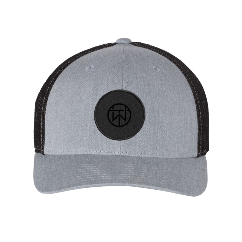 Towery Western Wear    Patch Snapback Trucker Hat Heather Gray/Black