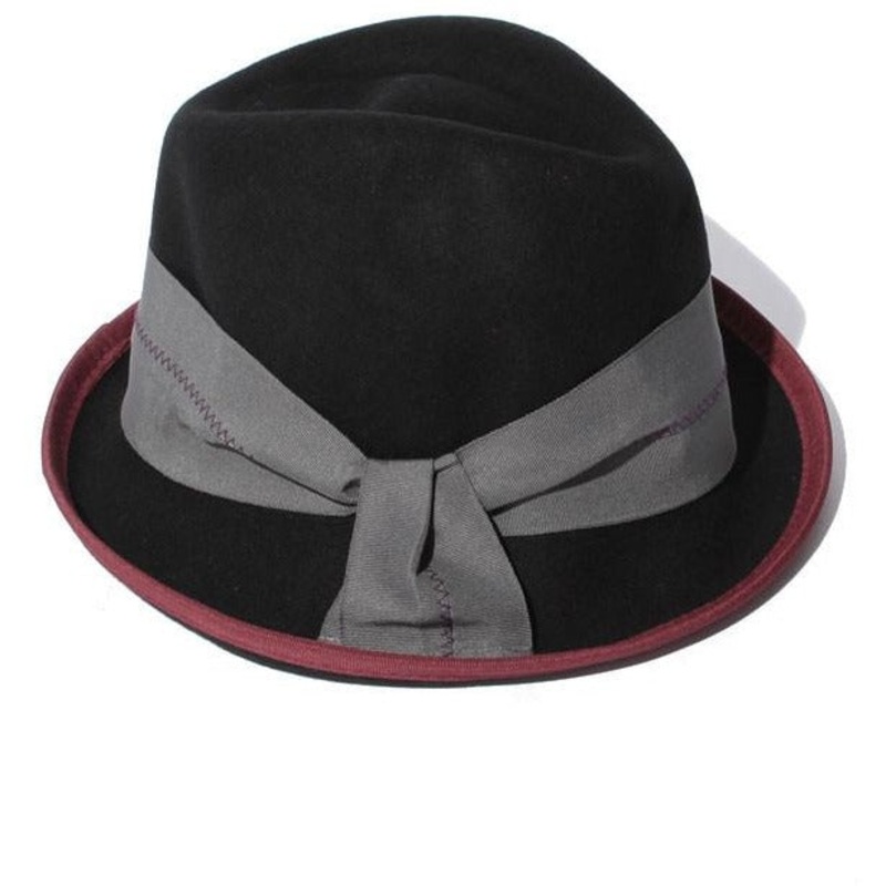 ASYMMETRY HAT MORRY|Black|Beige|Purple|Green