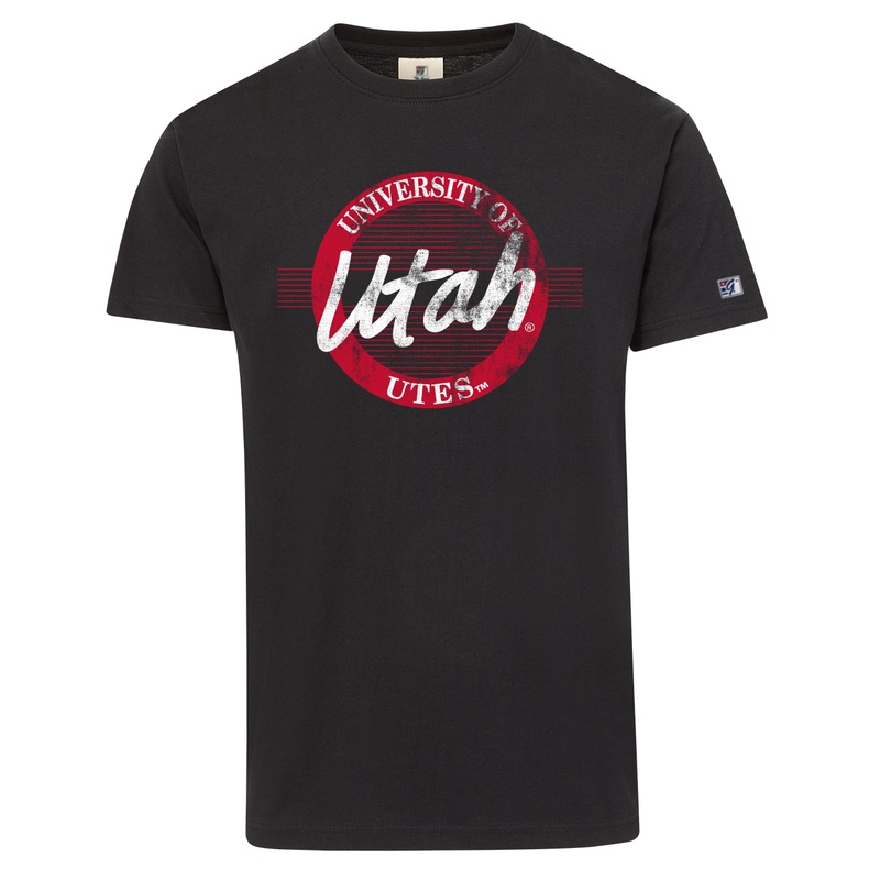 Utah Retro Circle Tee|Black|S|M|L|XL|XXL