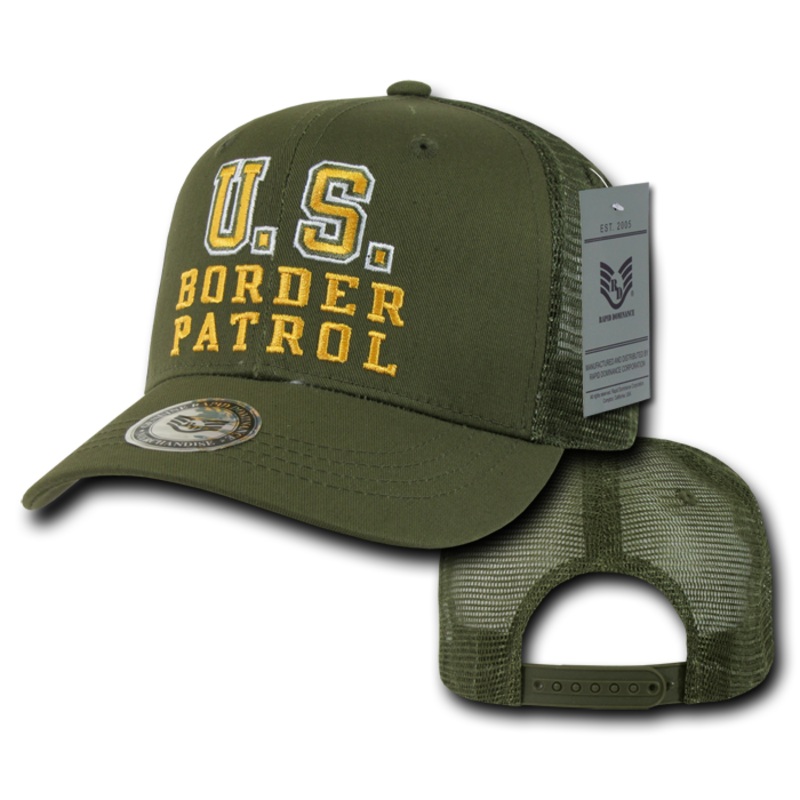 US Border Patrol Trucker Hat Mesh Baseball Cap Customs – Rapid Dominance S77
