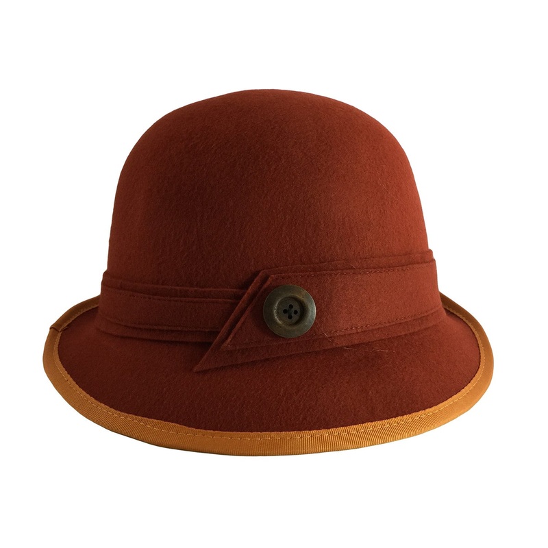 VIRGO BOWLER HAT|Orange|Grey|Turquoise