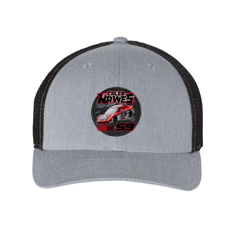 Caleb Hawes    Patch Snapback Trucker Hat Heather Gray/Black