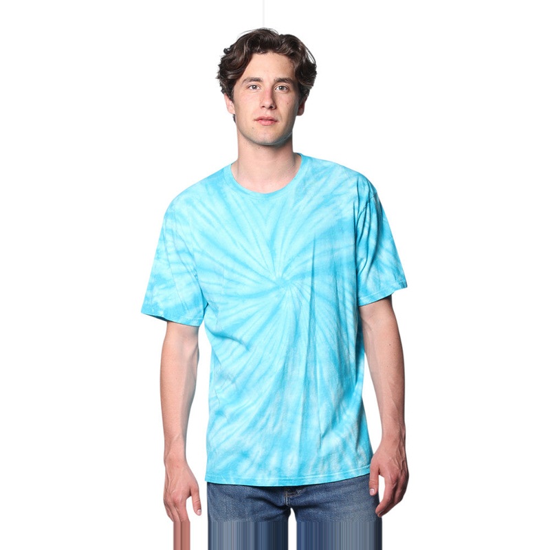 Royal Apparel Unisex Organic Spiral Tie-Dye T-Shirt  Style 5551OSP Made in USA