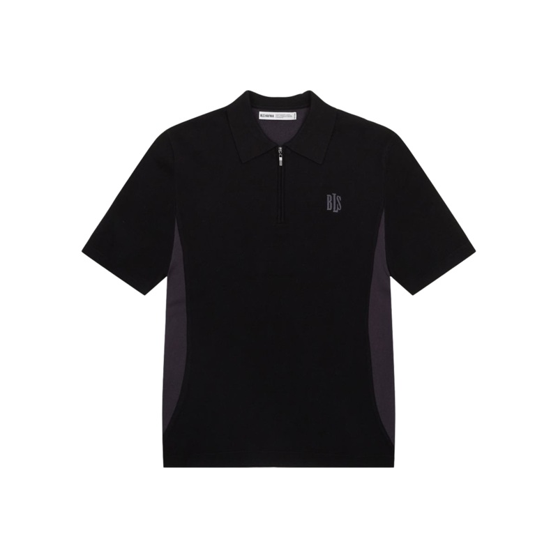 BLS – Alfredo Knit Polo – Black