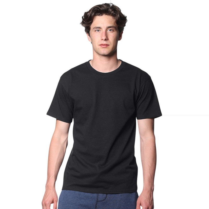 Royal Apparel 2951 Unisex Short Sleeve Rib Cotton Tee Made in USA