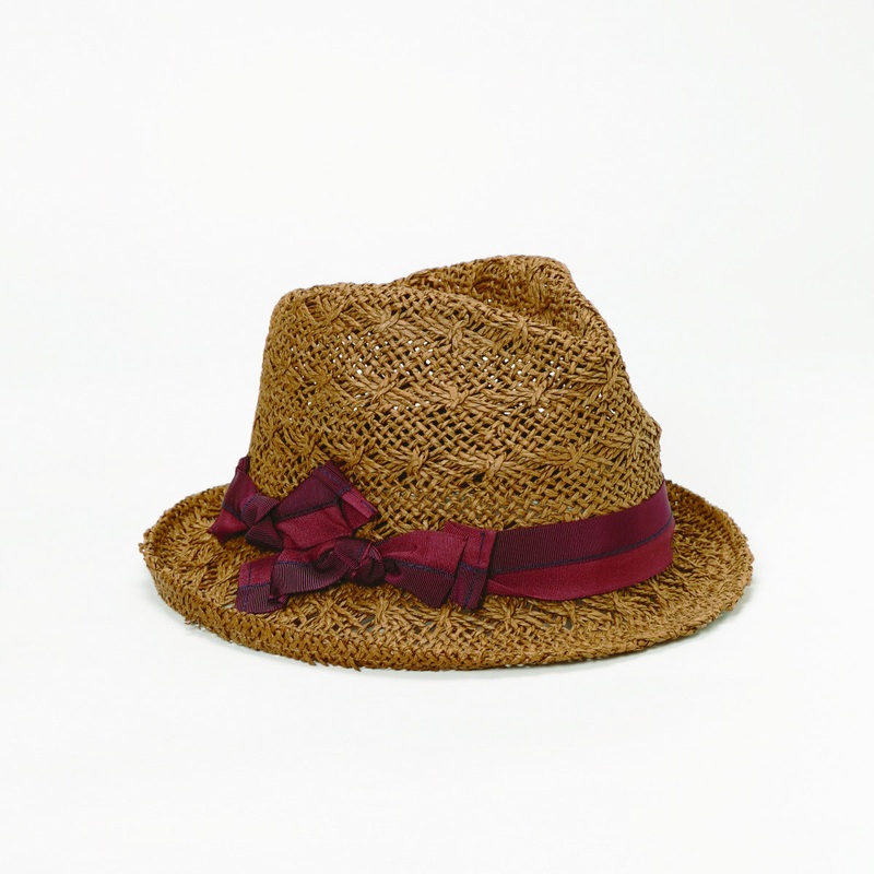 ASYMMETRY HAT PIPI|Ivory|Black|Natural|Brown|Orange