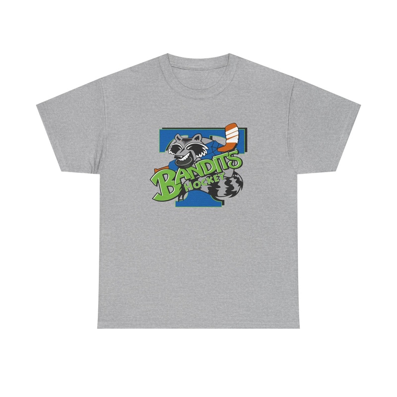 Texarkana Bandits T-Shirt|Irish Green|Navy|Royal|Sport Grey|S|M|L|XL|2XL|3XL|4XL|5XL