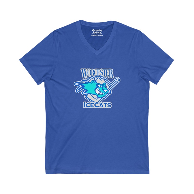 Worcester IceCats Women’s V-Neck T-Shirt