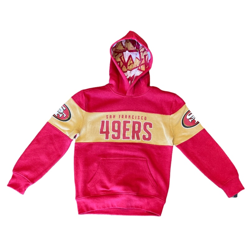 Youth San Francisco 49ers Red Zone Hoodie- Red