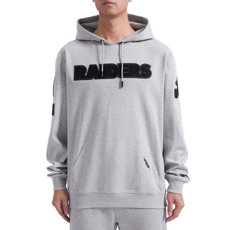 Pro Standard Las Vegas Raiders Triple Tonal Dk Po Hoodie – Heather Grey